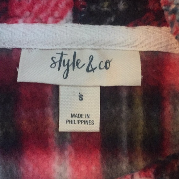 🎄 NWT Style & Co Sherpa sweater 🎄 - Picture 5 of 7